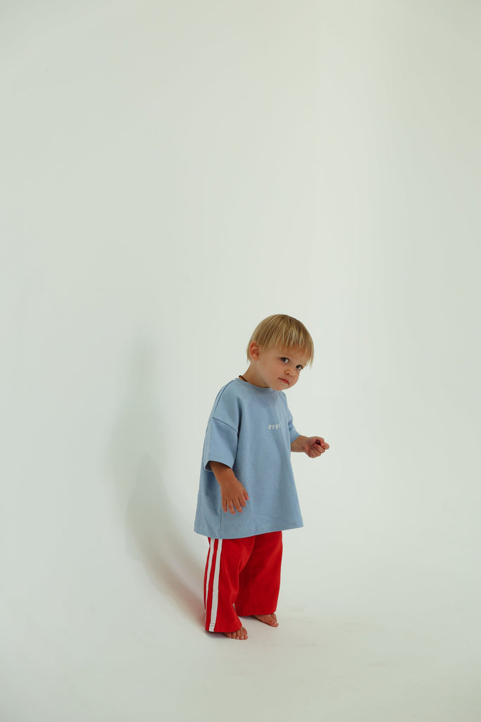 Organic Cotton Wave Tee | Blue