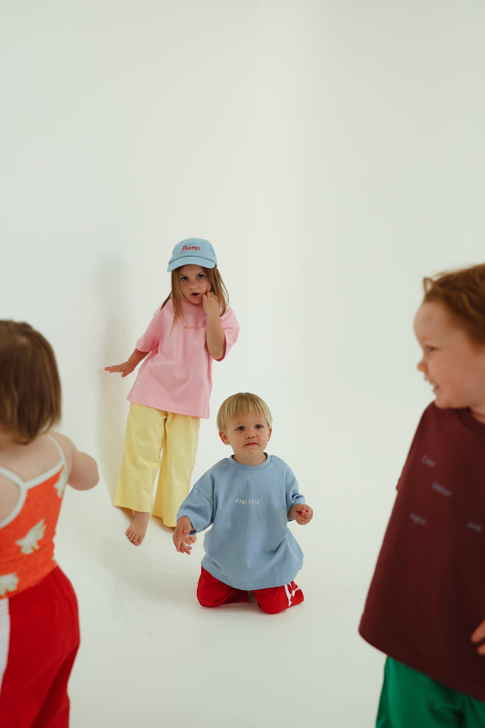 Organic Cotton Wave Tee | Blue