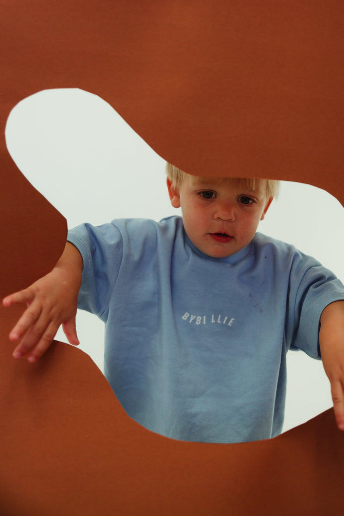 Organic Cotton Wave Tee | Blue