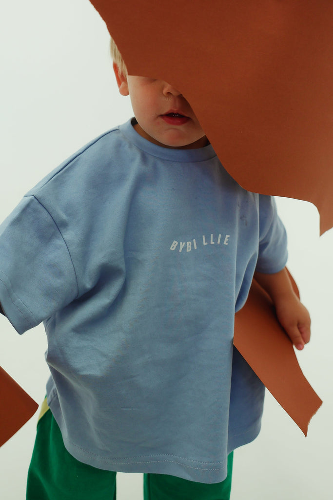 Organic Cotton Wave Tee | Blue