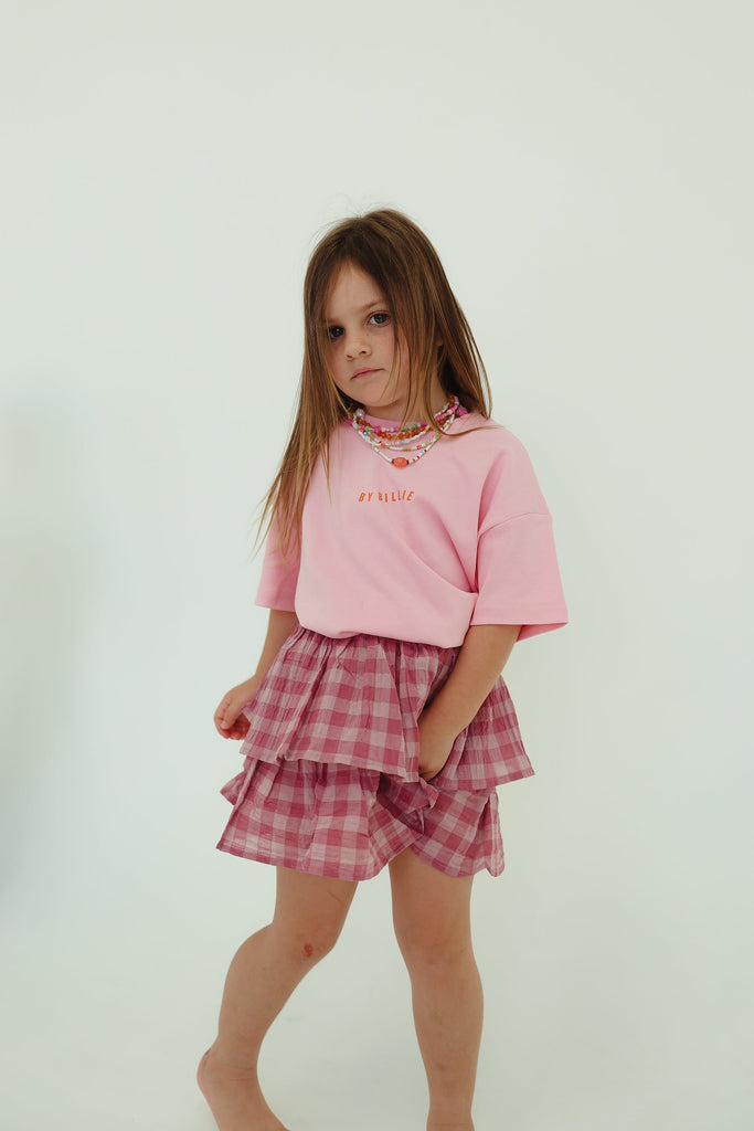 Organic Cotton Wave Tee | Pink