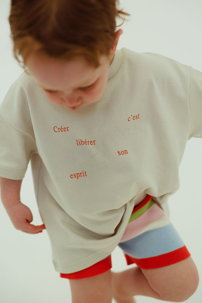 Knit Shorts | Stripe