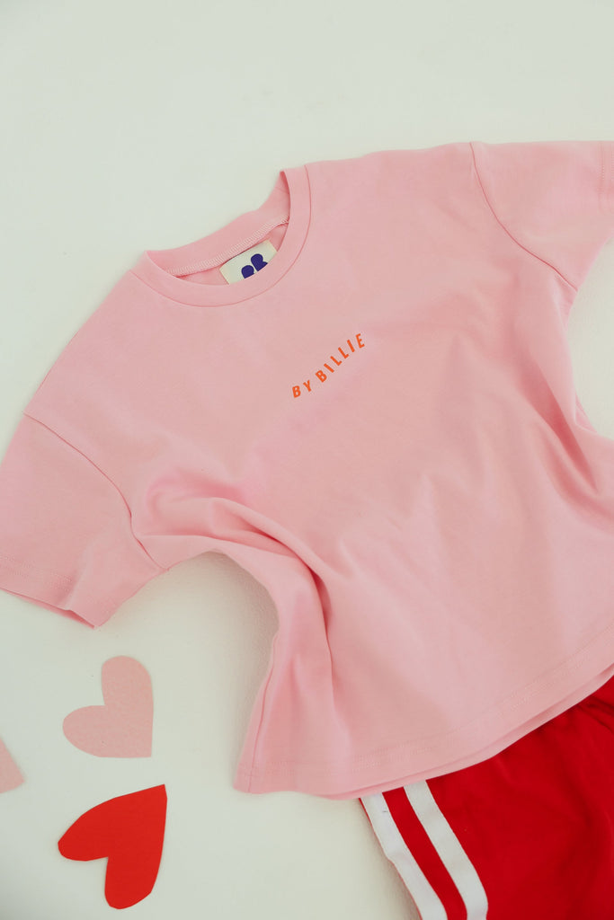 Organic Cotton Wave Tee | Pink