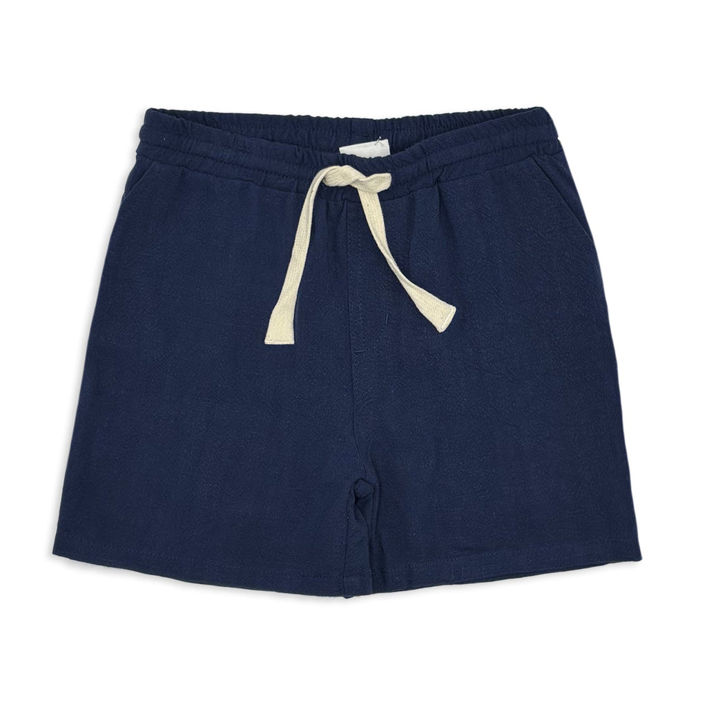 Linen Short | Navy