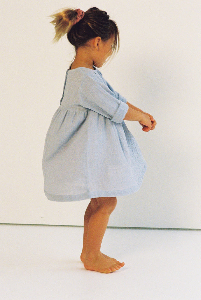Koa Dress|Pale Indigo