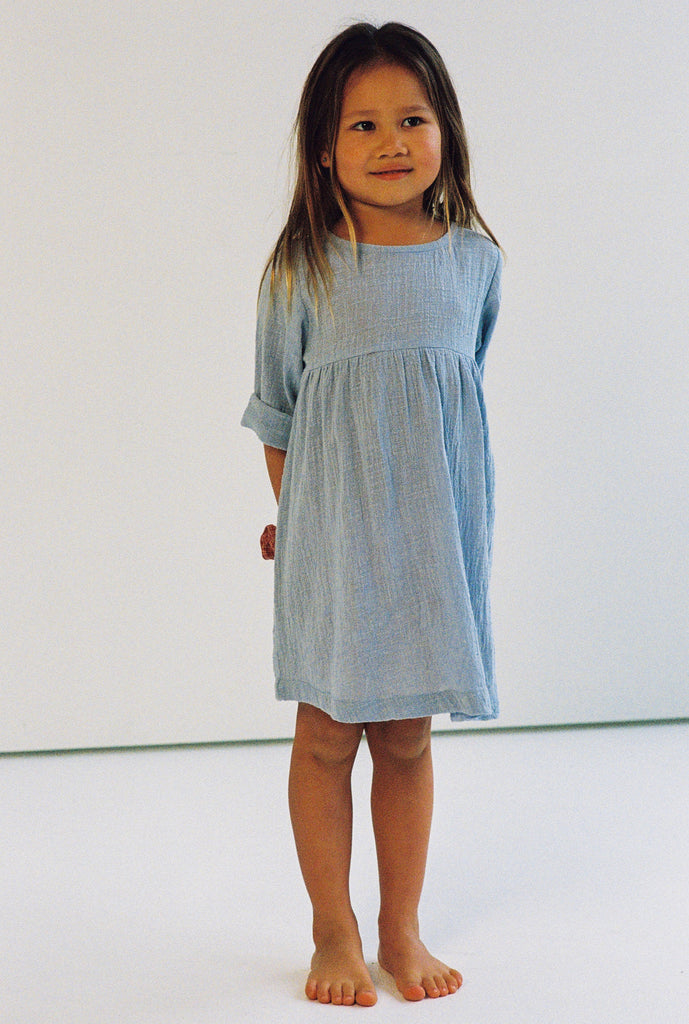 Koa Dress|Pale Indigo