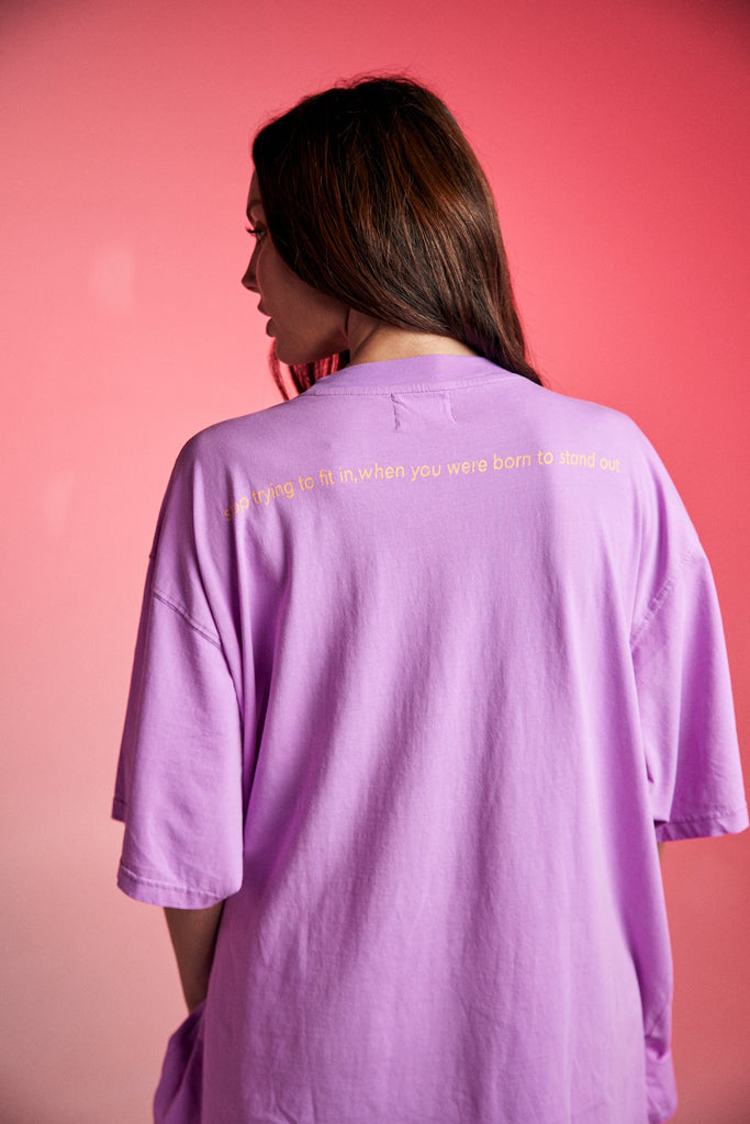 The Standout Tee | Fluro Purple