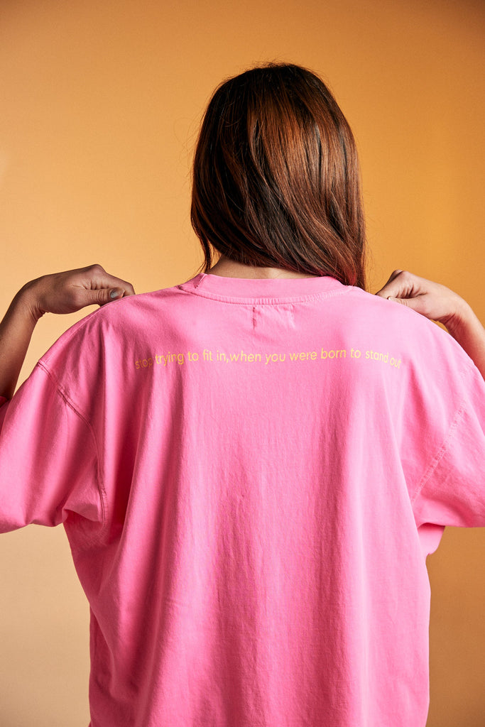 The Standout Tee | Fluro Pink