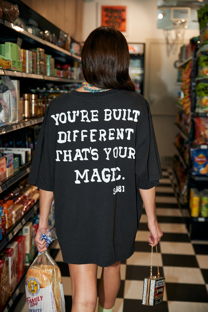 THE VERY OVERSIZED SELF LOVE CLUB TEE | BLACK - SABBI