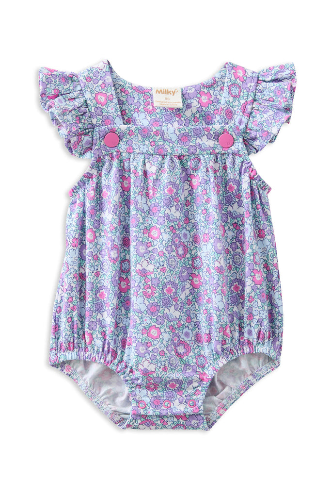 Pretty Posy Playsuit|Off White