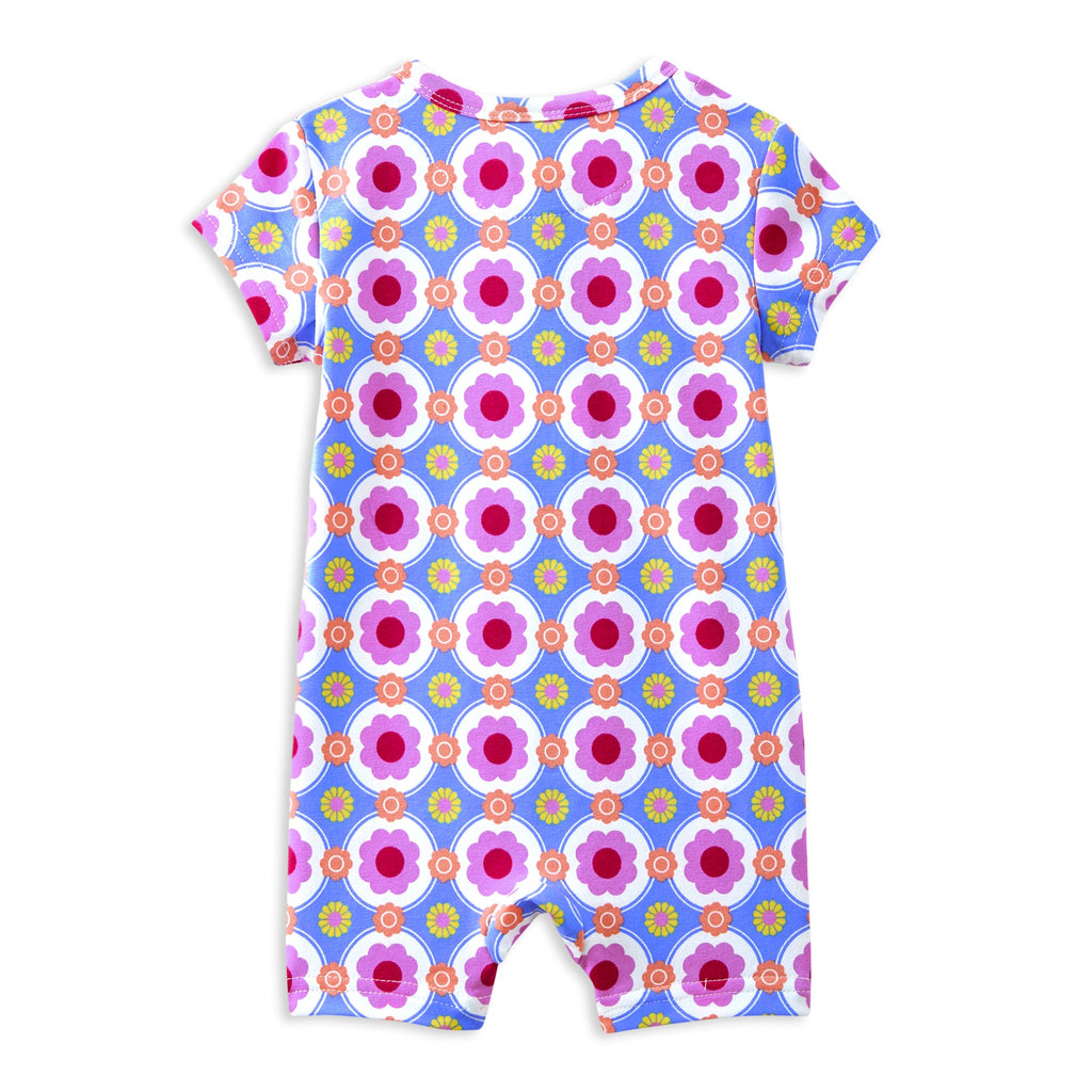 Retro Vibe Zip Romper|Multi