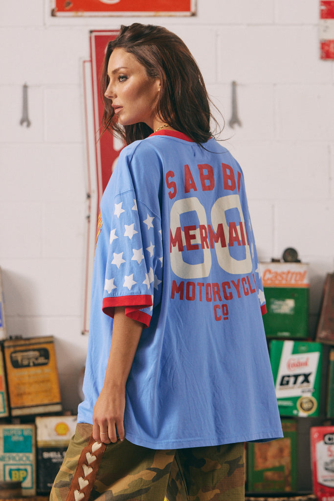 The Dream Big Brenda Periwinkle Tee