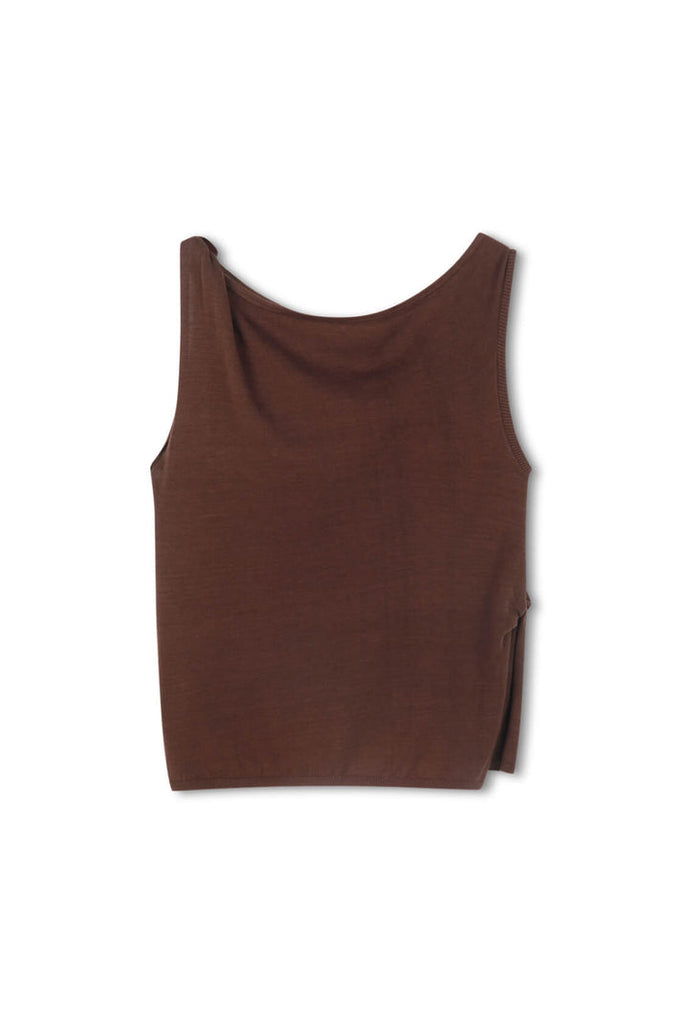 Olympia Asym Top | Espresso