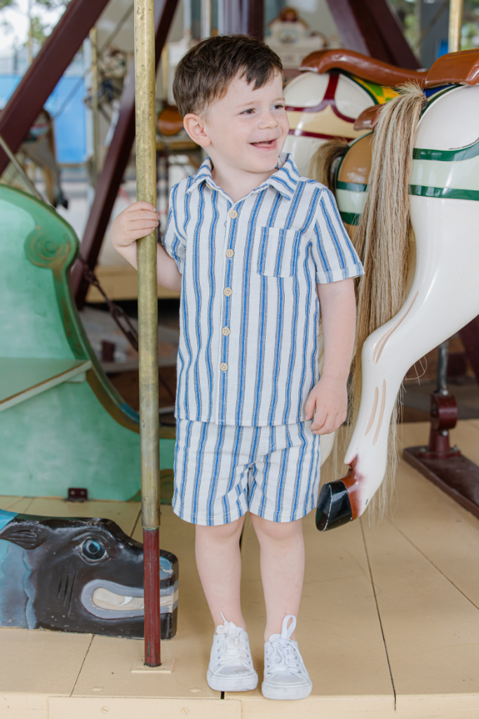 Stripe Linen Shirt | Stripe