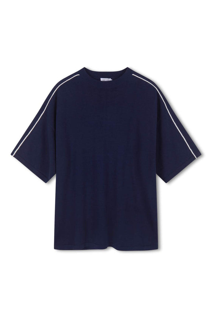 Pippa Oversized Tee | Navy