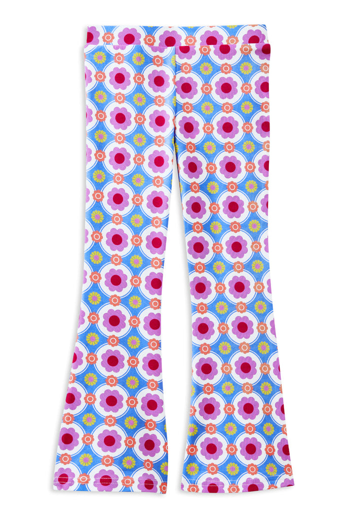 Retro Vibe Flared Leggings | Multi