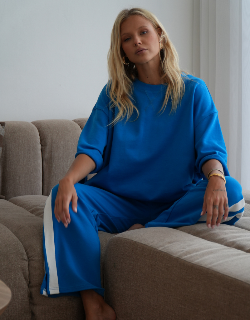Mason Tee / Azure Blue