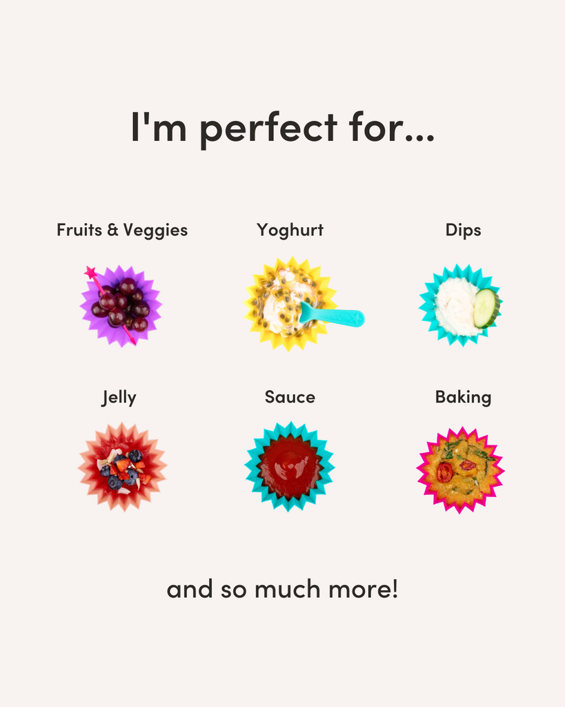 Jumbo Silicone Cups | Brights