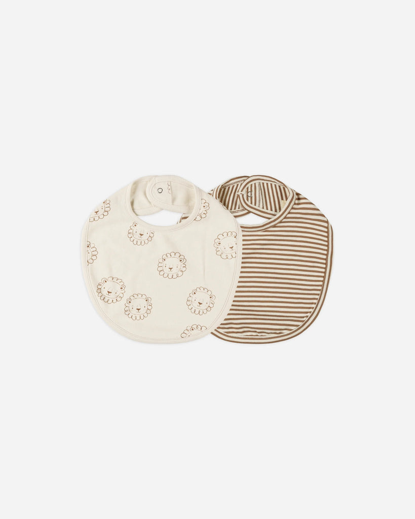 Quincy Mae Jersey Snap Bib 2pk