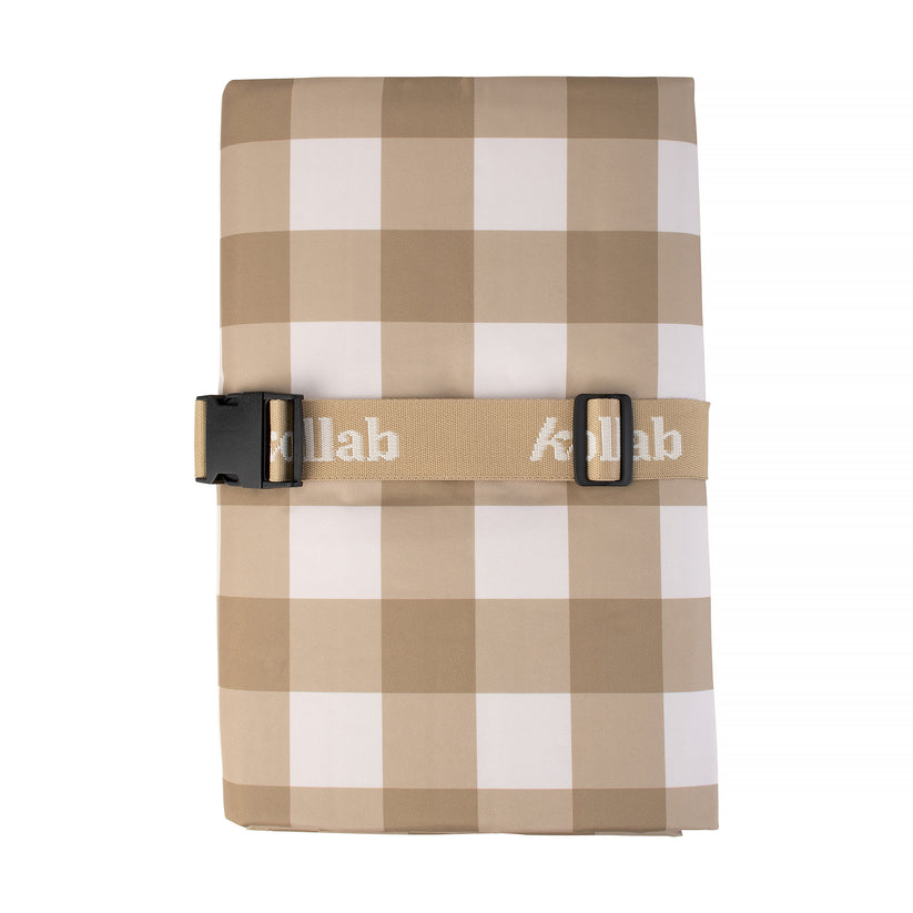 Kollab Picnic Mat Medium- olive check