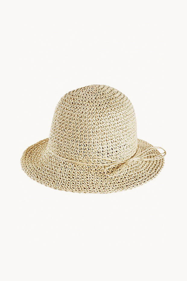 Poet Crochet Straw Hat | Sand