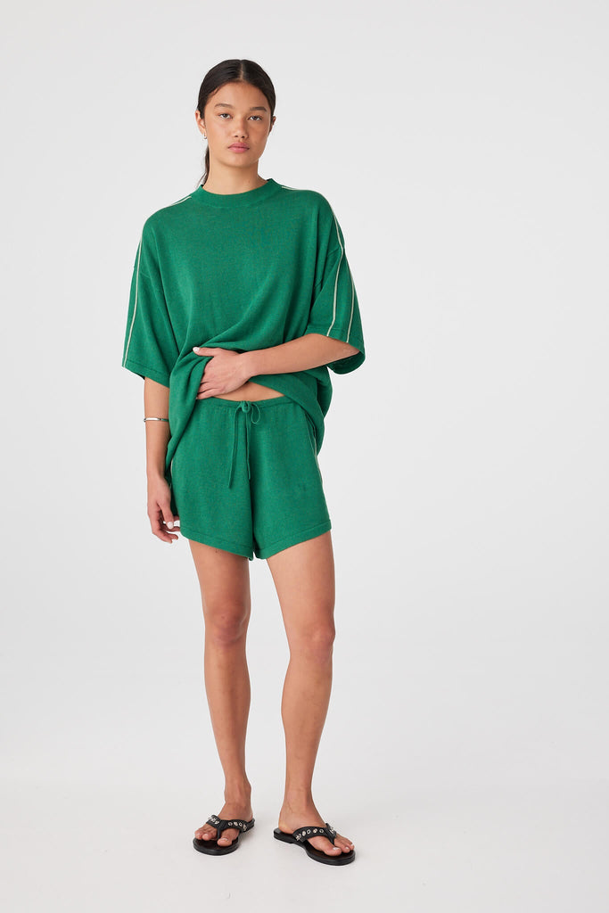 Pippa Drawstring Short | Sea Green