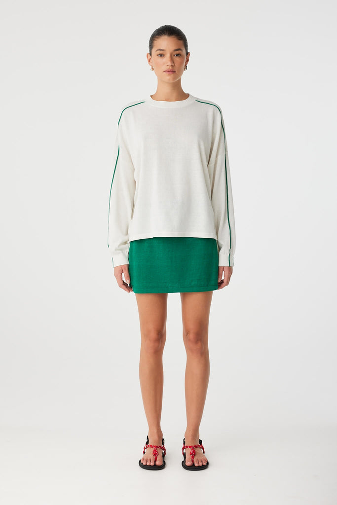Pippa Mini Skirt | Palm Green