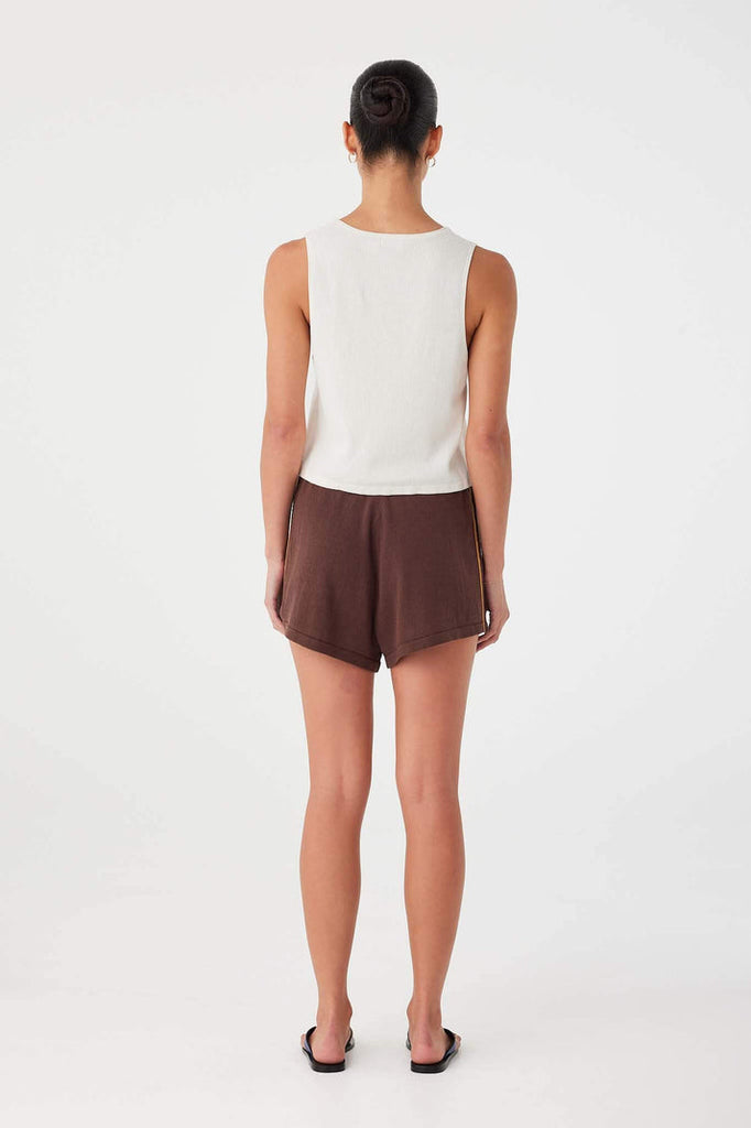 Pippa Drawstring Short | Espresso