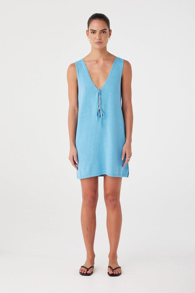 Poppy Mini Dress | Cyan