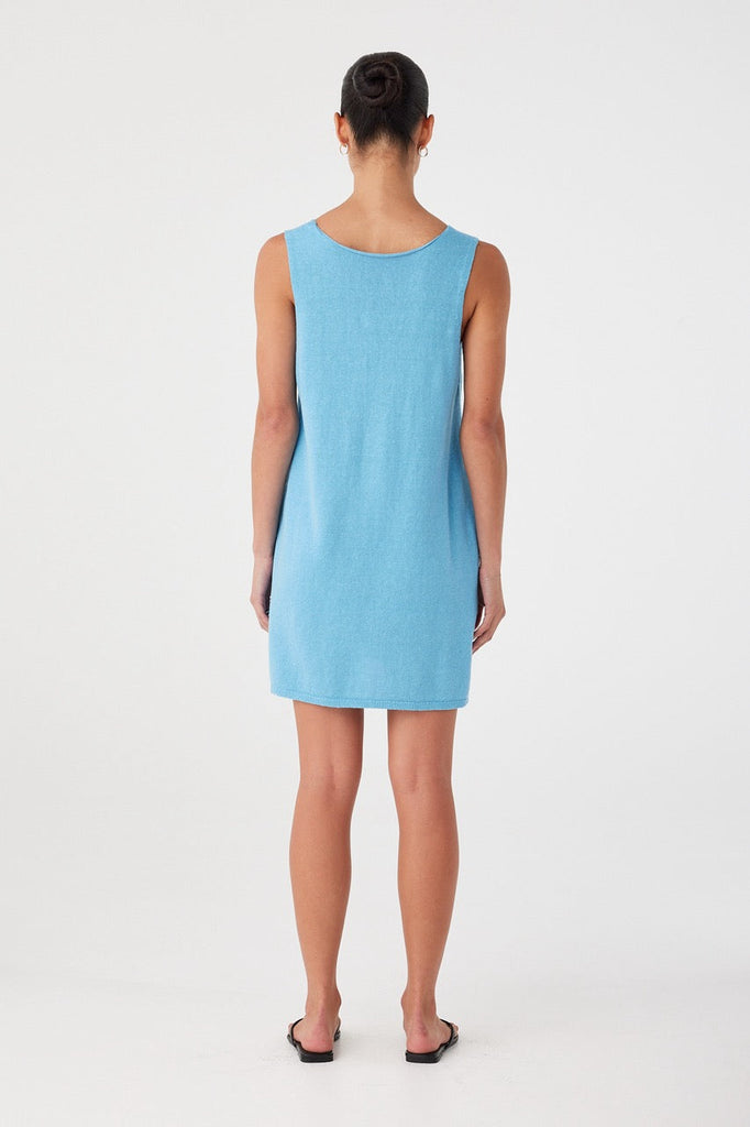 Poppy Mini Dress | Cyan