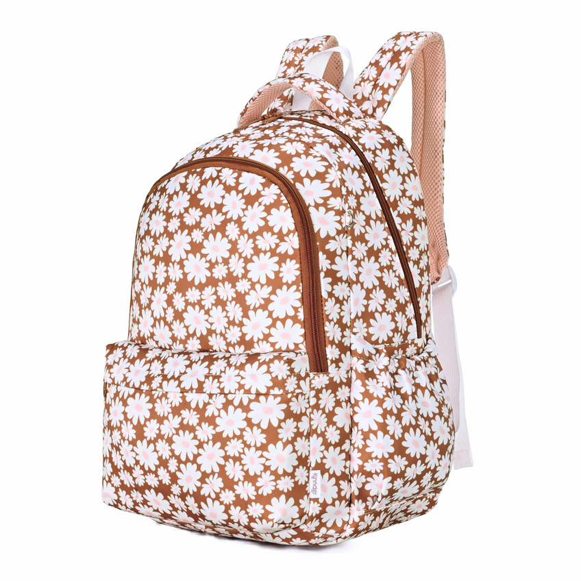 Campus School Backpack|Bloom Tan