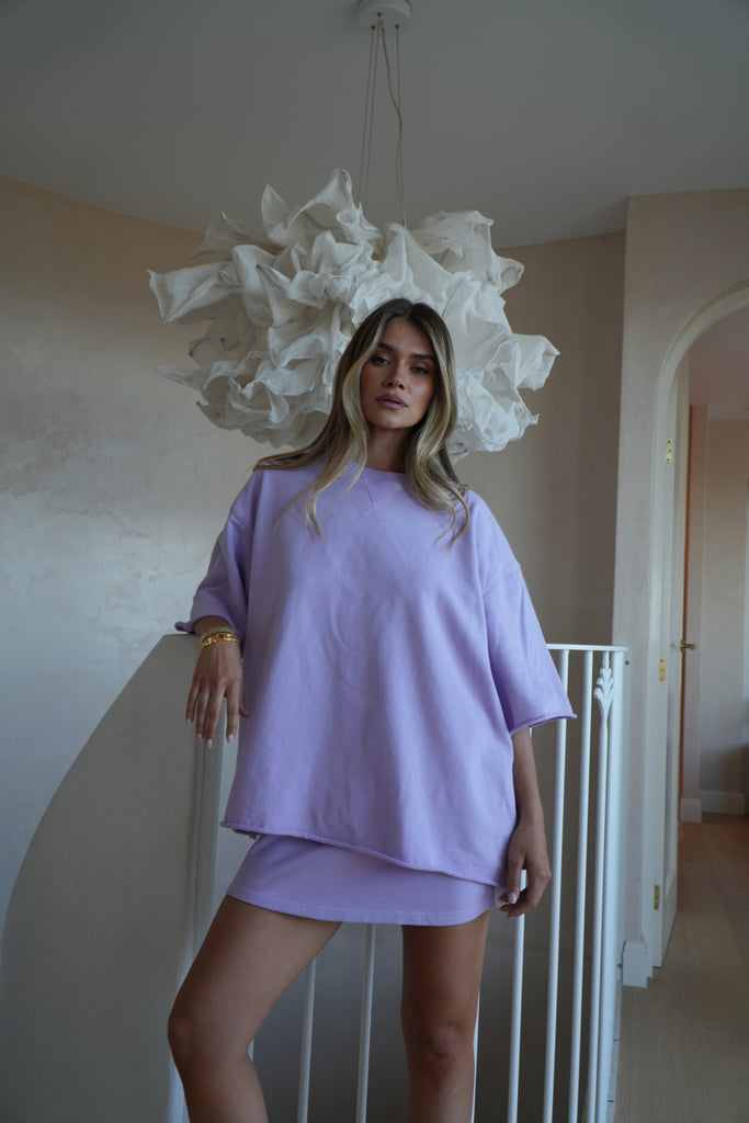 The Maya Mini Skirt / Lilac (Pre Order)