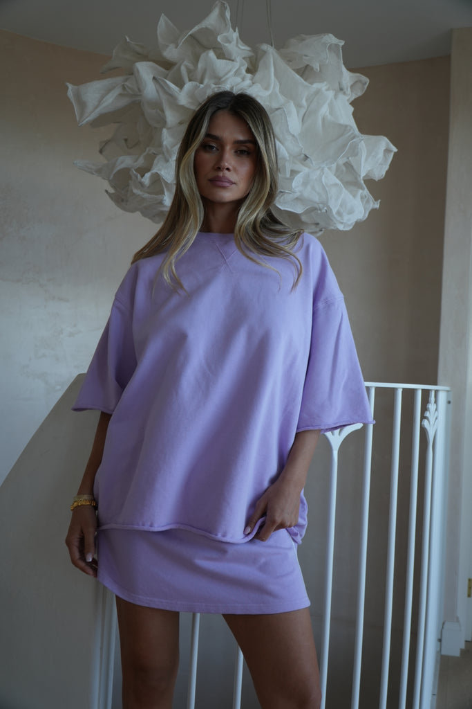 The Maya Mini Skirt / Lilac (Pre Order)