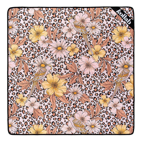 Mini Picnic Mat | Leopard Floral