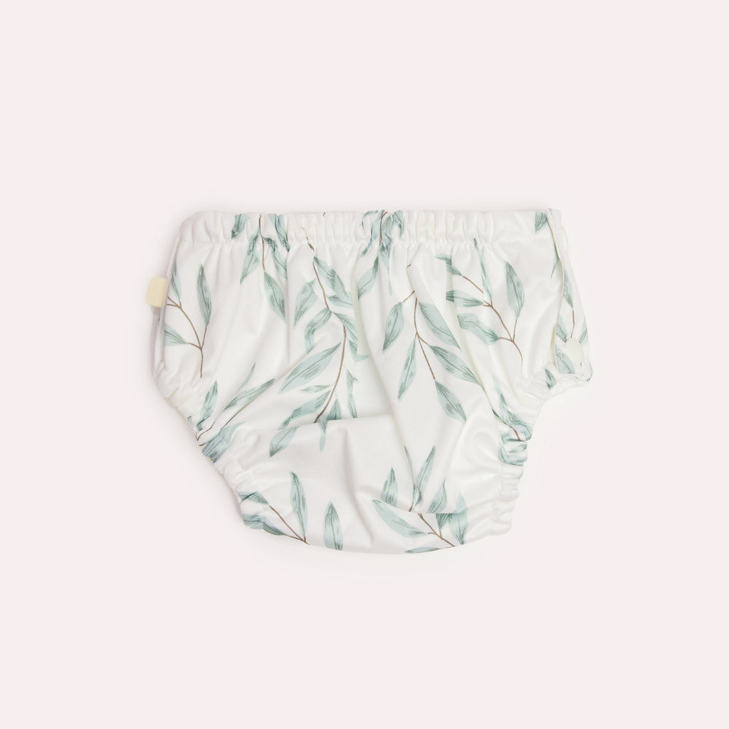 REUSABLE SWIM NAPPY | Olive Leaf