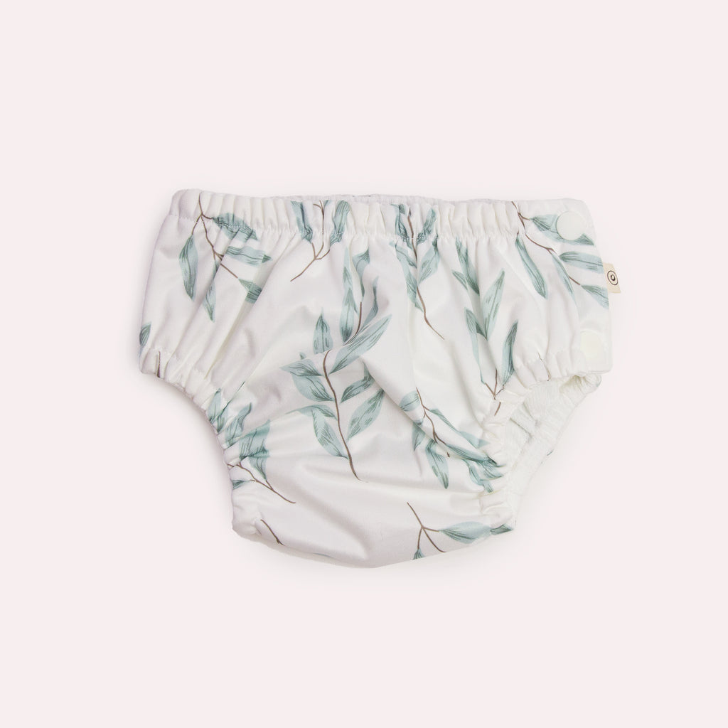 REUSABLE SWIM NAPPY | Olive Leaf
