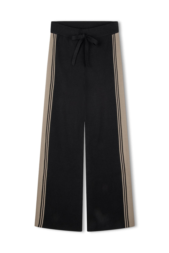 Emery Pant | Black & Taupe