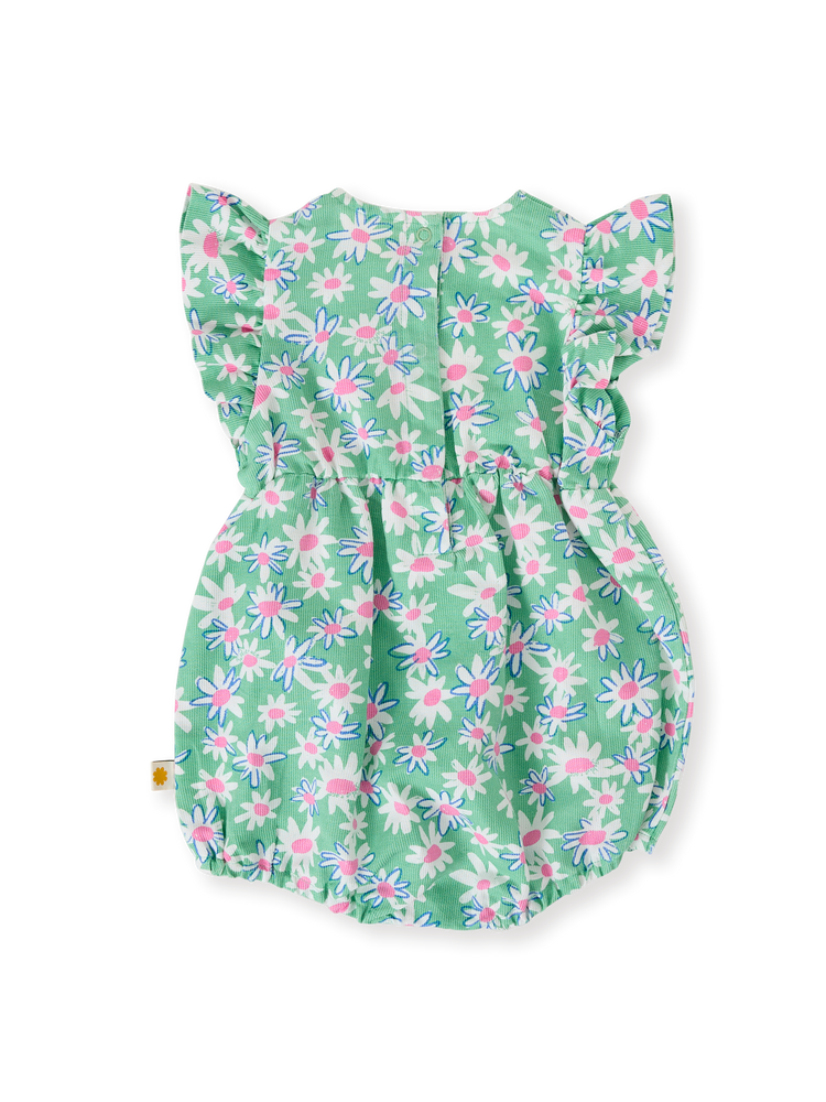 Daisy Patch Lani Romper | Moss
