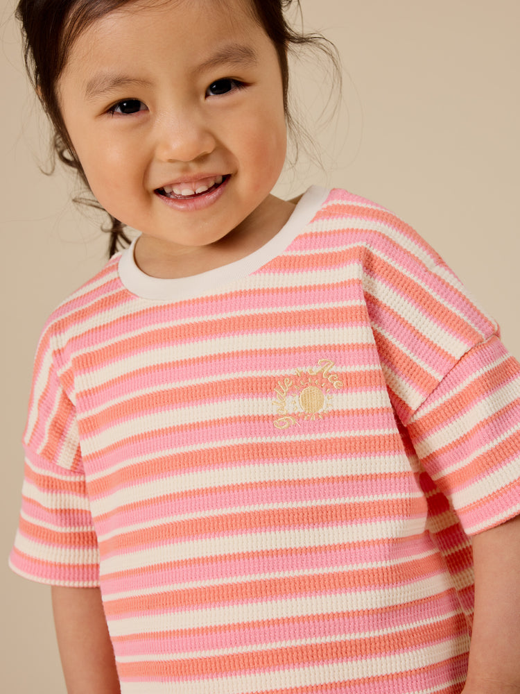 Watermelon Stripe T-shirt | Pink And Peach