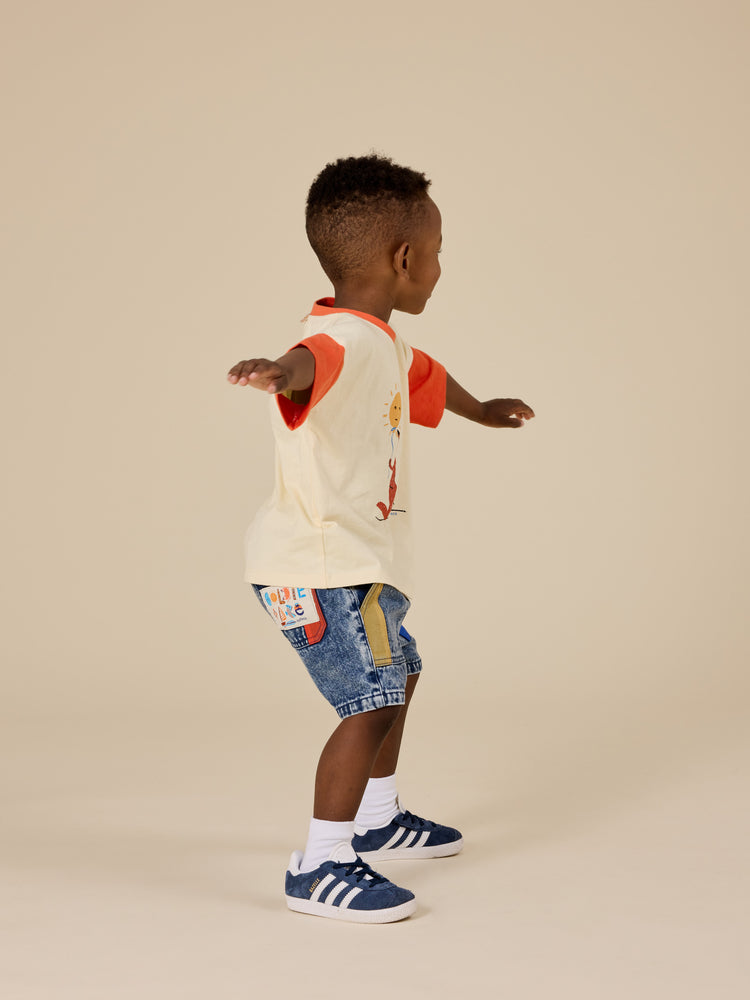 Primary Pop Noah Denim Short