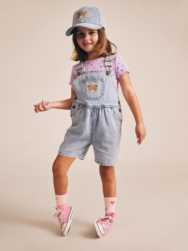 Dreamy Denim Short Overalls