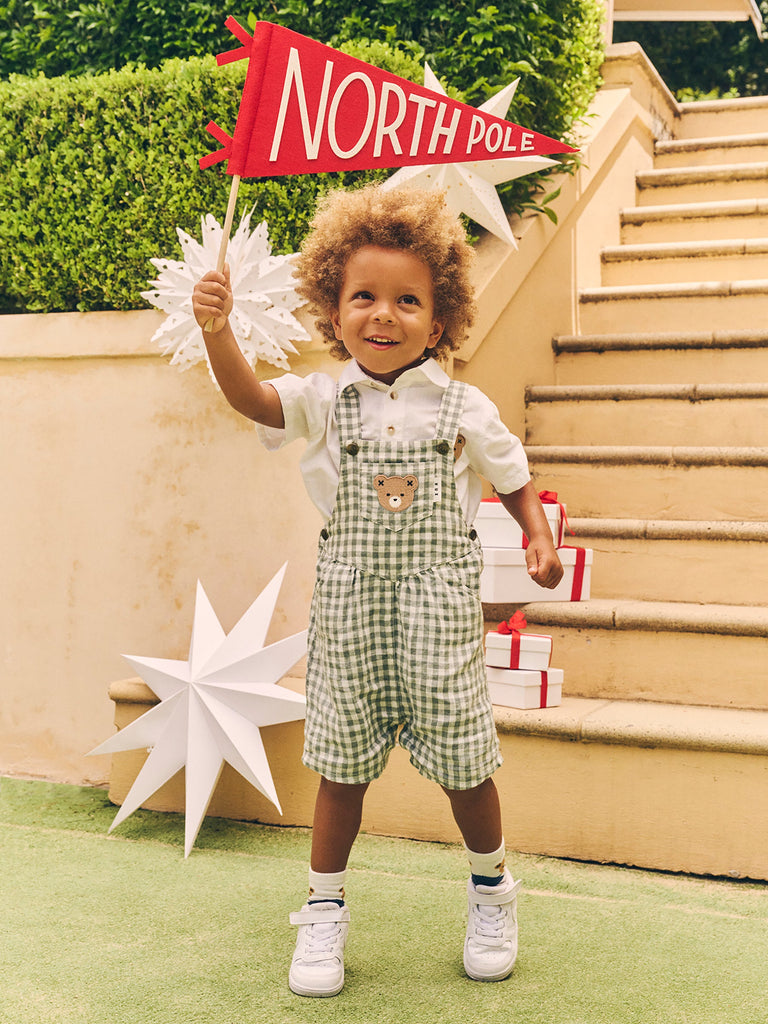 HUXBEAR CHECK SHORT OVERALL