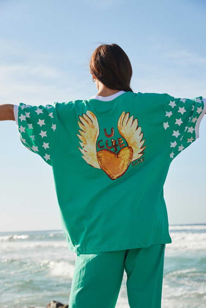 THE YOU CUTE TEE | GREEN - SABBI
