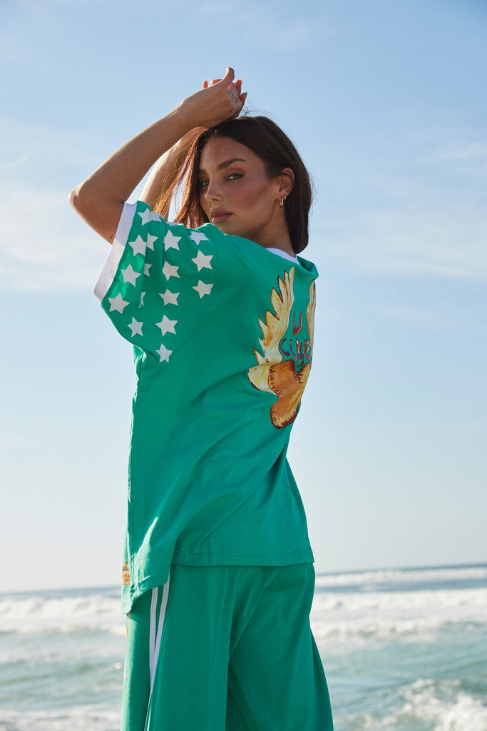 THE YOU CUTE TEE | GREEN - SABBI