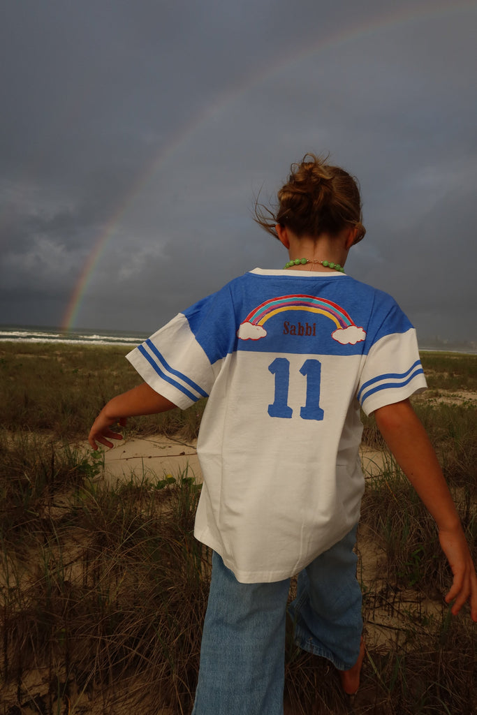 THE KIDS PONY CLUB TEE - Blue