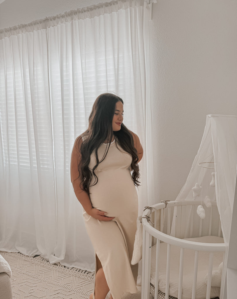 WOMEN'S KNIT DRESS | LATTE