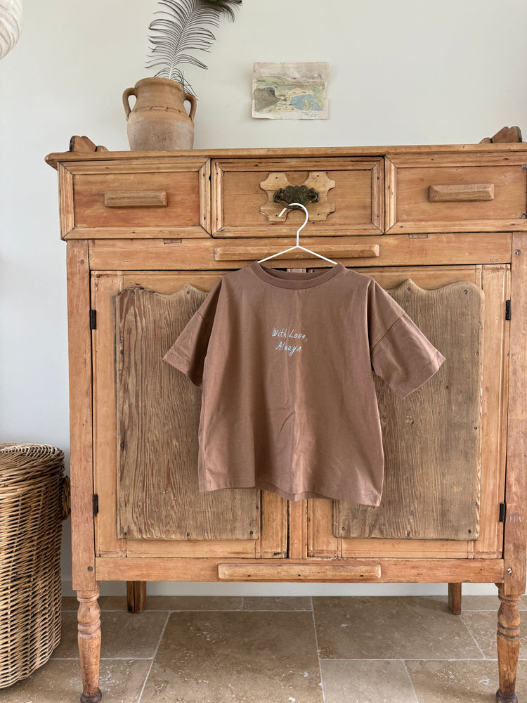 With Love Tee | Choc