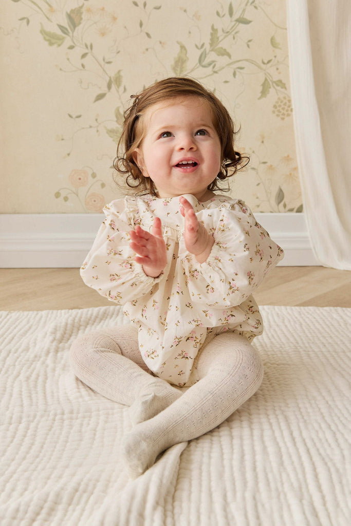 Organic Cotton Frances Playsuit | Bianca Antique
