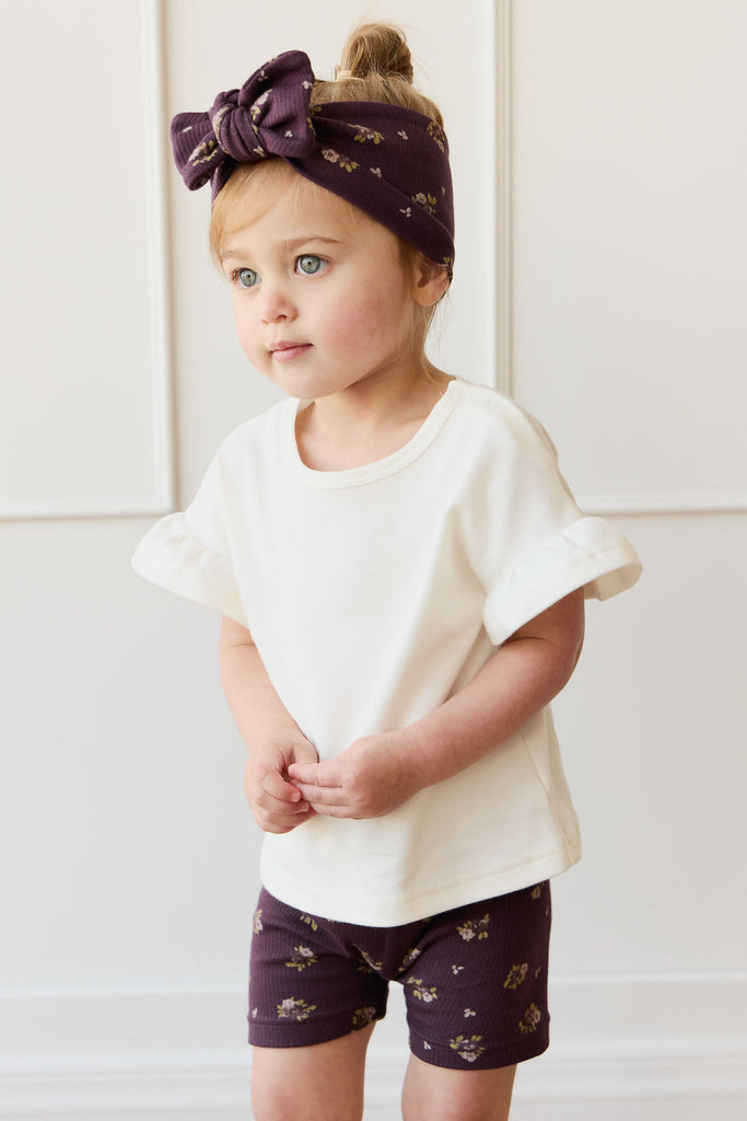 Organic Cotton Fine Rib Everyday Bike Short | Simone Huckleberry
