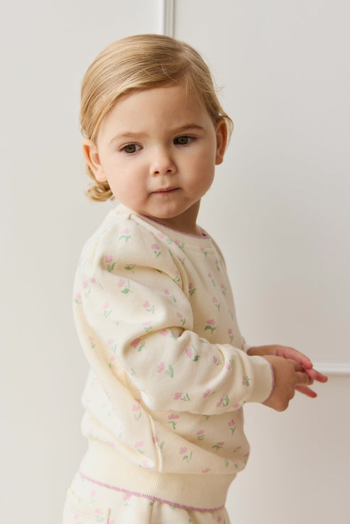 Organic Cotton Monroe Sweatshirt | Lila Pink